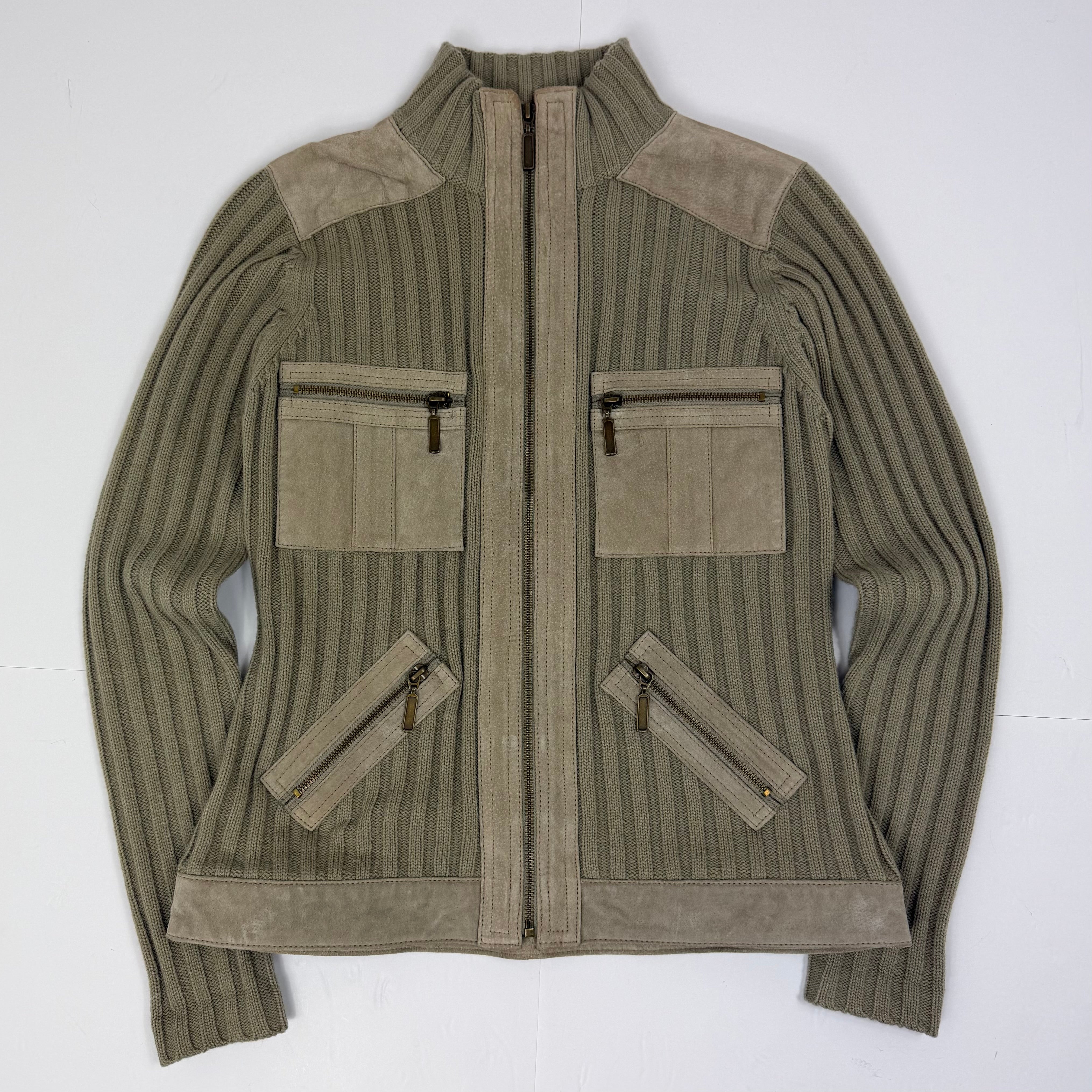 Suede Knit Jacket – WAK-O