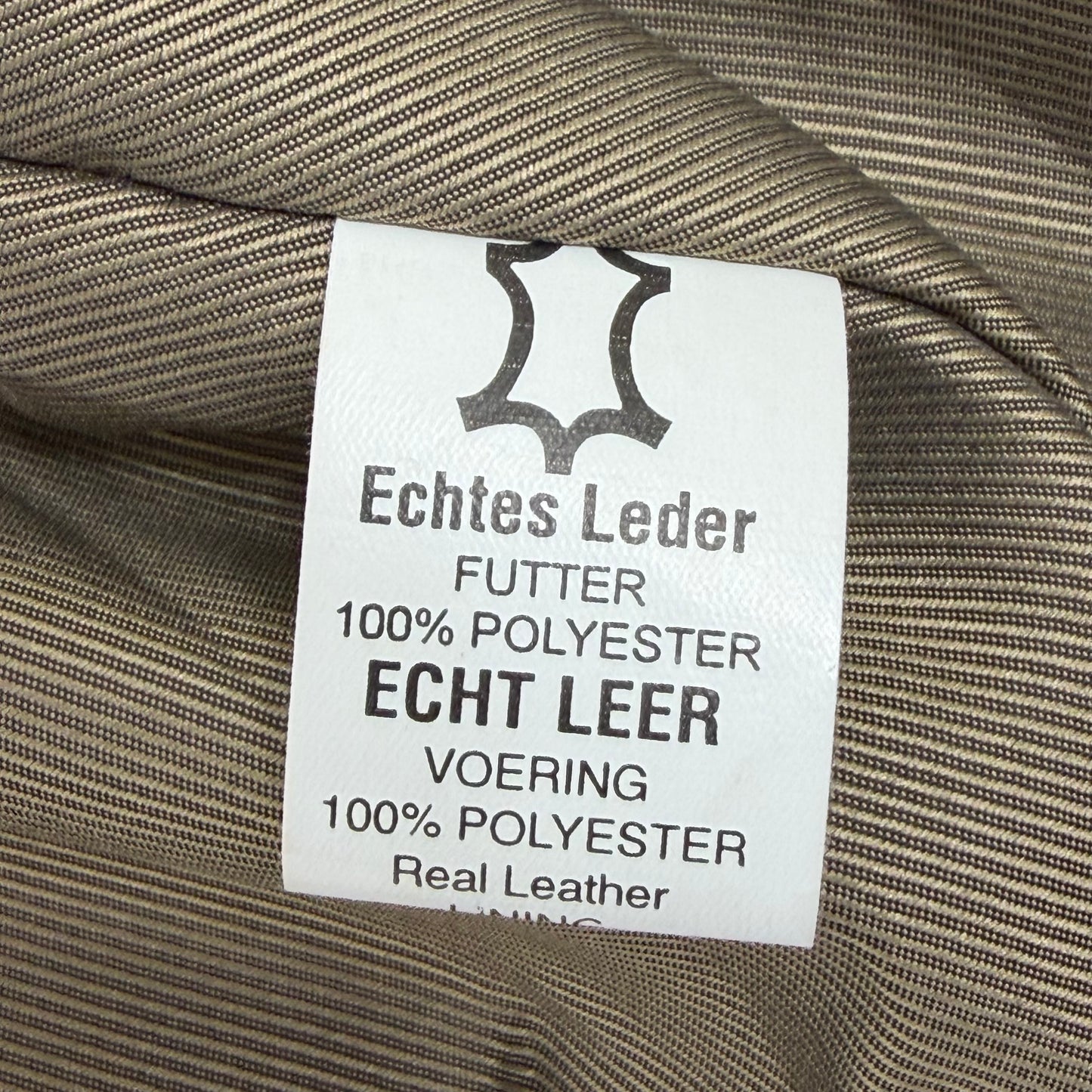 TOUGH RIDERS Leather Bomber Jacket