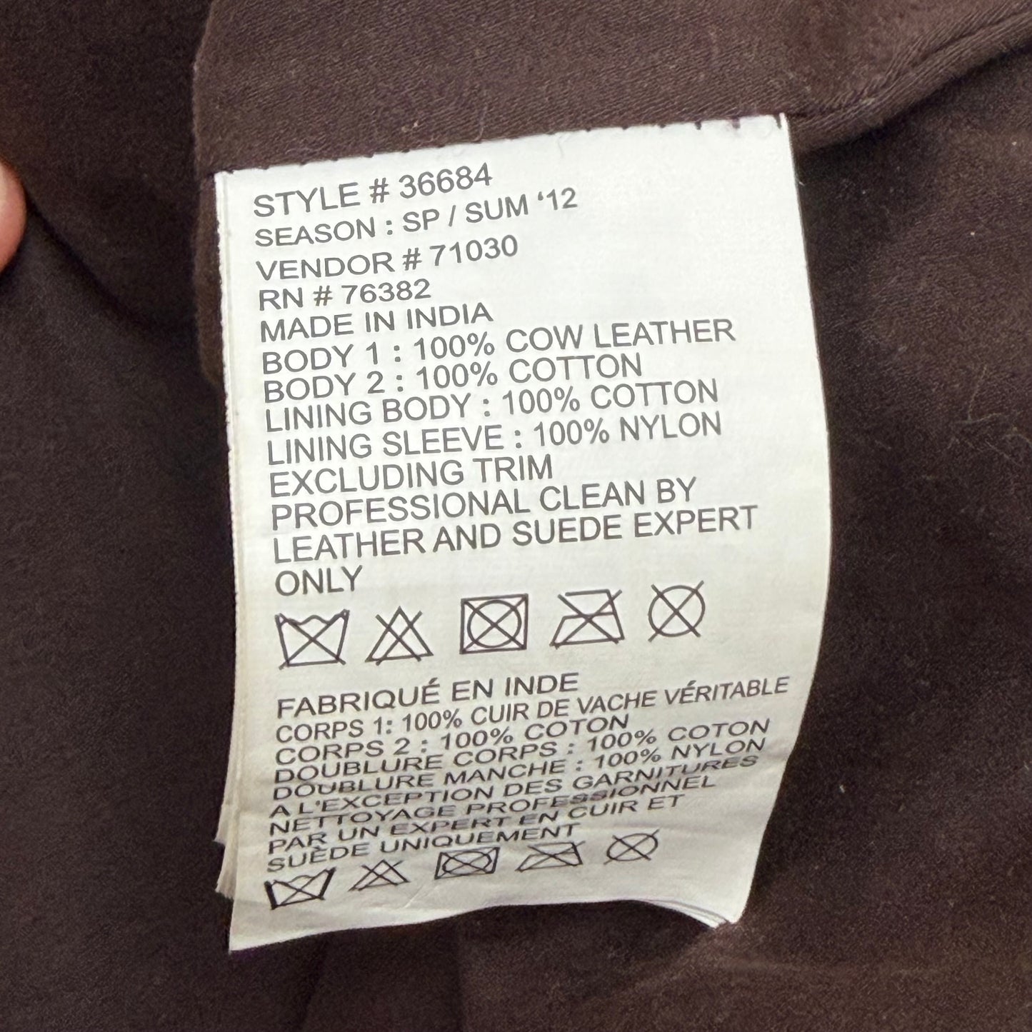 TIMBERLAND Leather Field Jacket