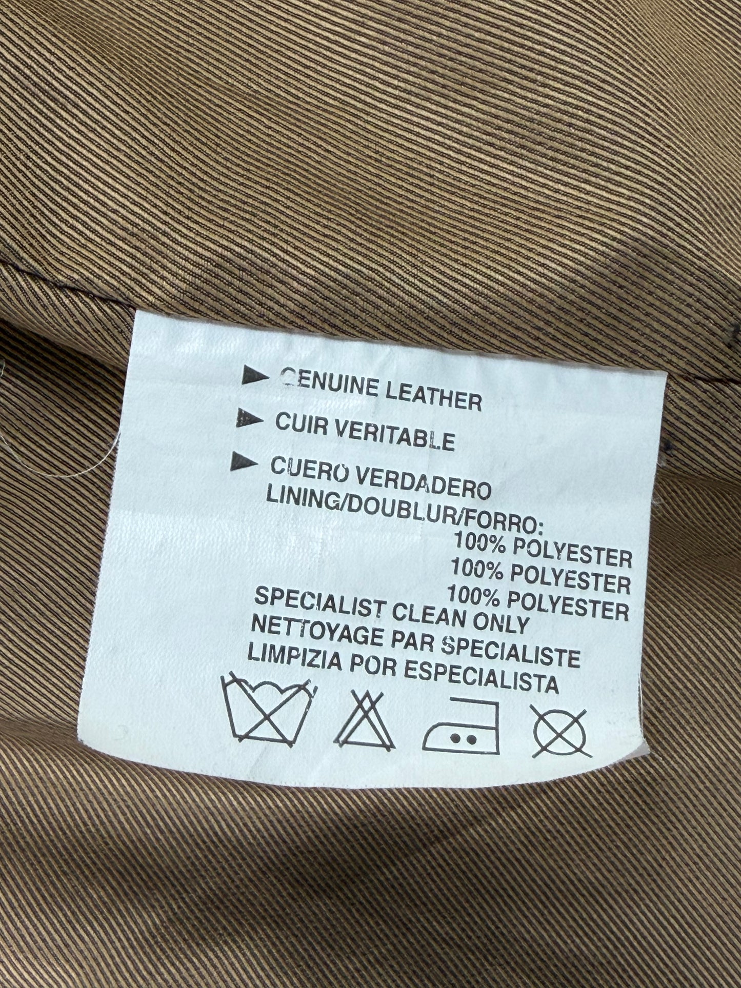 MISSION Biker Style Leather Jacket