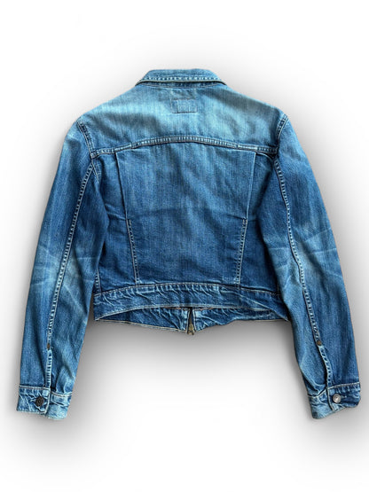 Levi’s Cropped Full Zip Denim Jacket