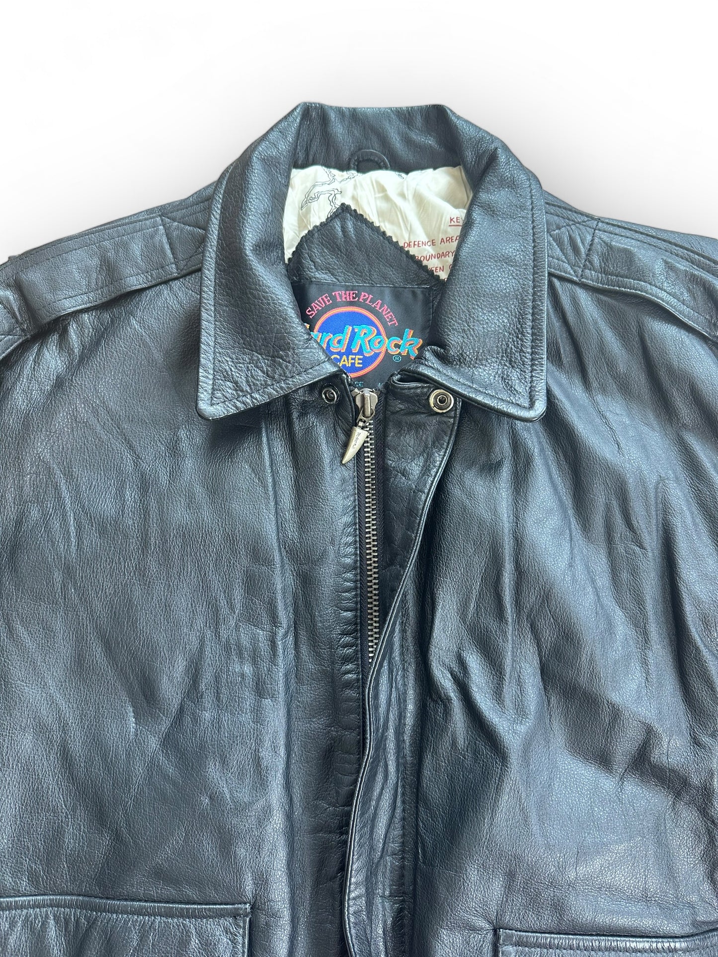 Hard Rock Cafe San Francisco Leather Jacket