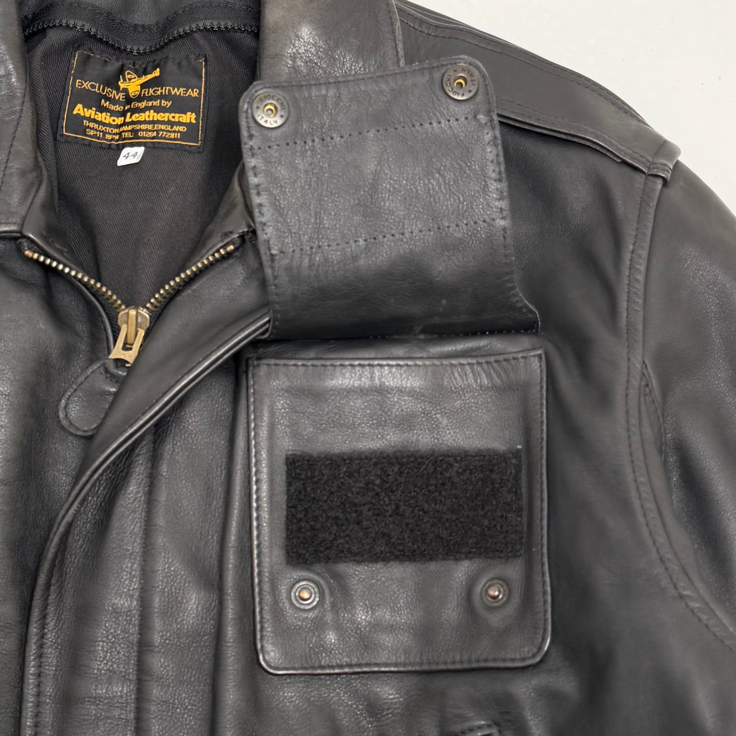 AVIATION LEATHERCRAFT Leather Flight Jacket