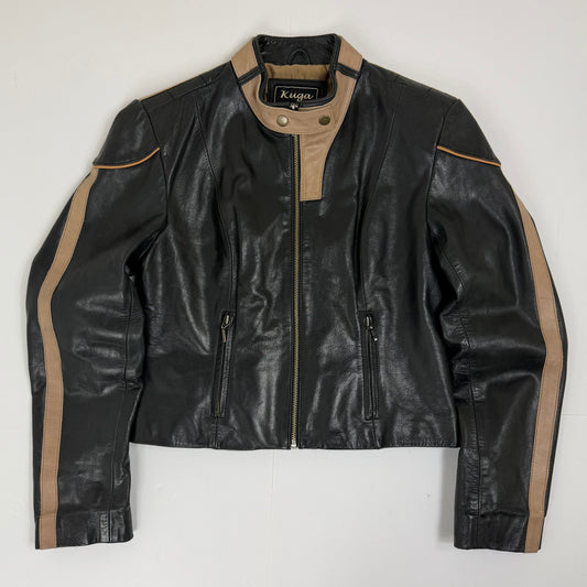 KUGA Biker Style Leather Jacket
