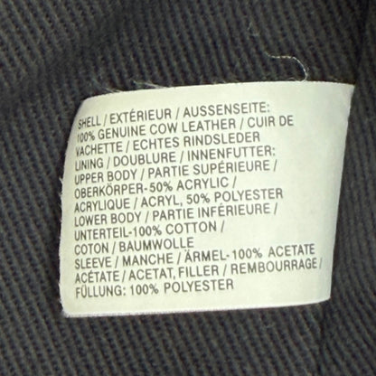 GAP Distressed Sherpa Lined Leather Jacket