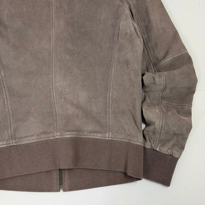 TIMBERLAND Suede Leather Bomber Jacket