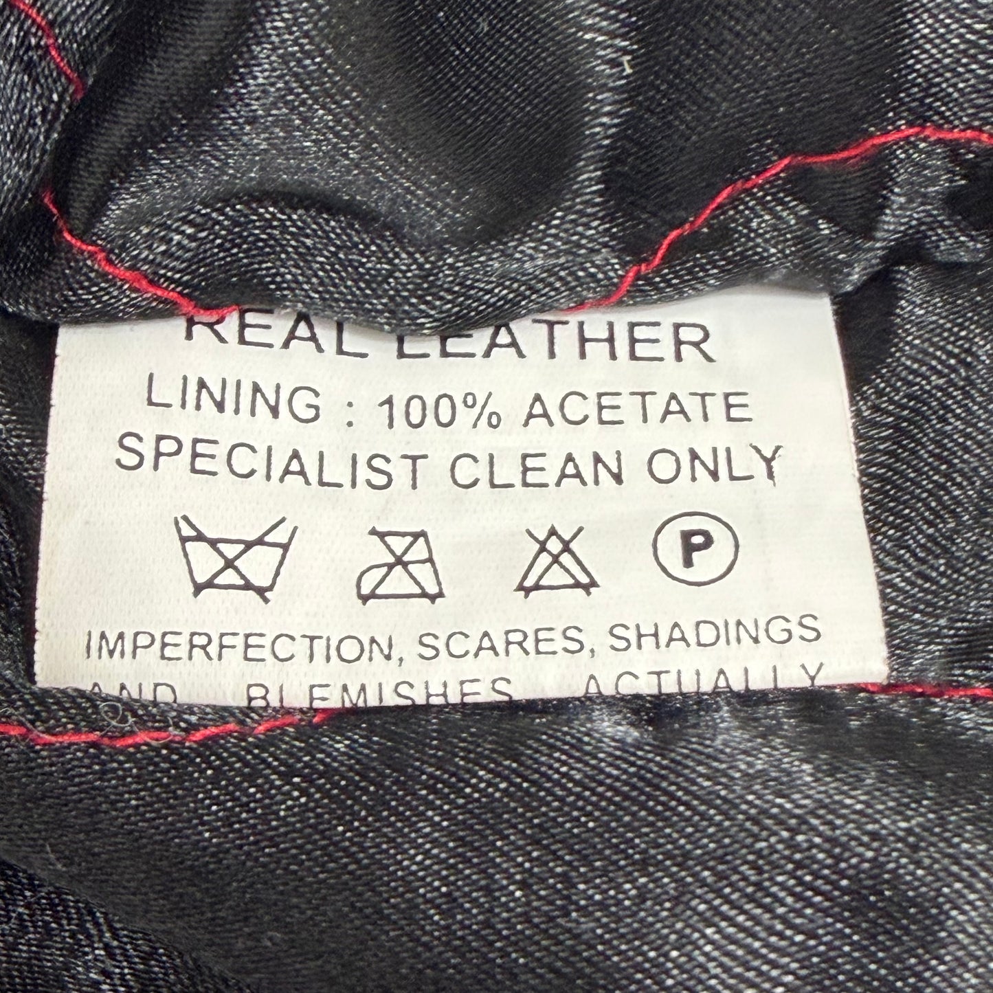 MISSION Distressed Leather Biker Style Jacket