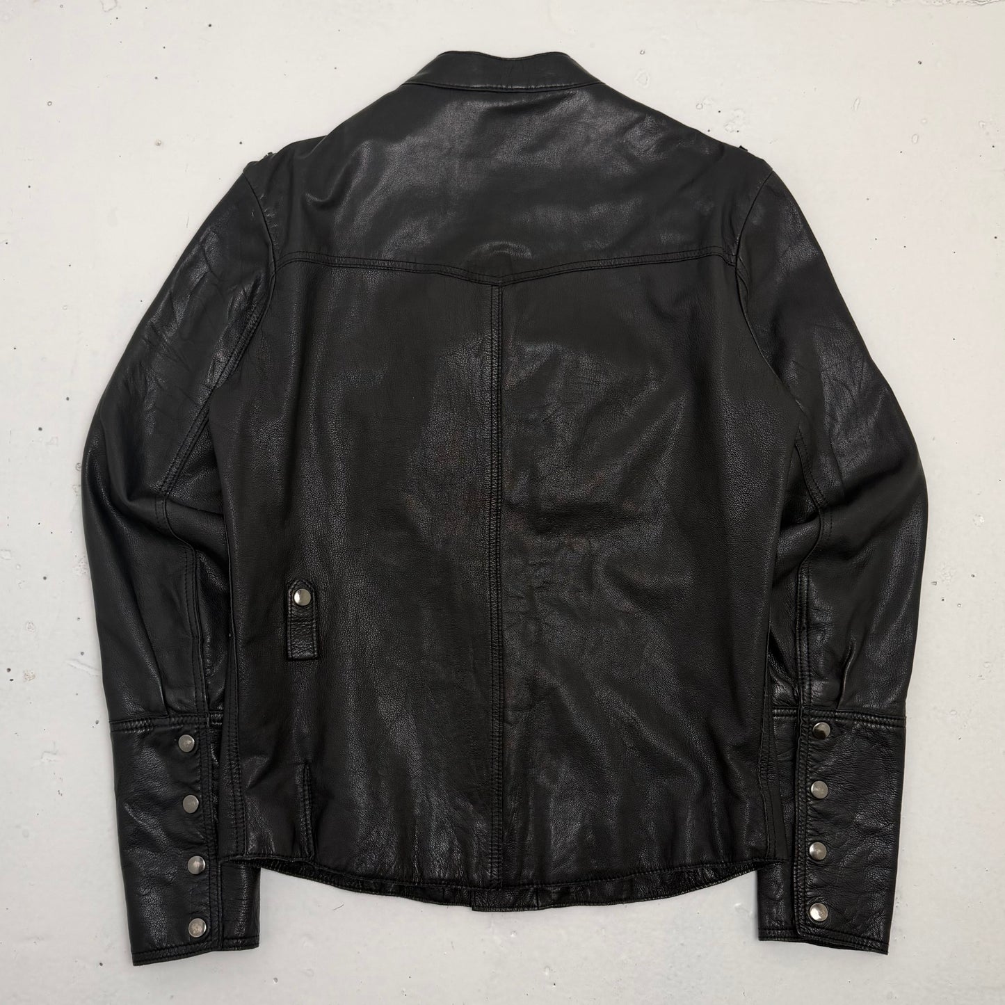 ALLSAINTS Ramones Leather Shirt Jacket