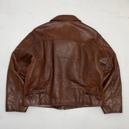 ENERGIE Flight-style Leather Jacket