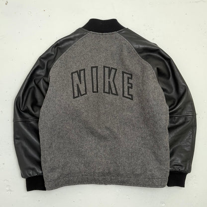 NIKE 1990’s Leather / Wool Letterman Jacket