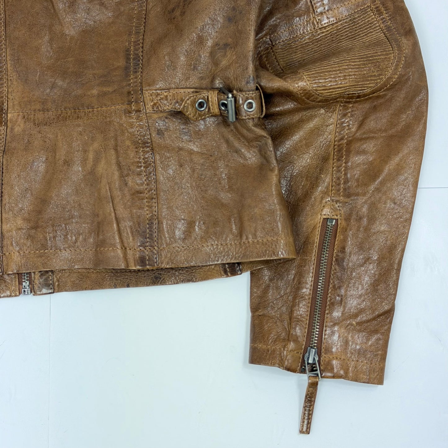 GIPSY Leather Biker Style Jacket