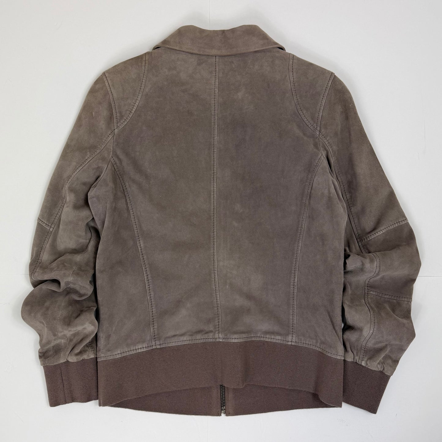 TIMBERLAND Suede Leather Bomber Jacket