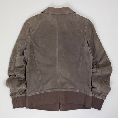TIMBERLAND Suede Leather Bomber Jacket