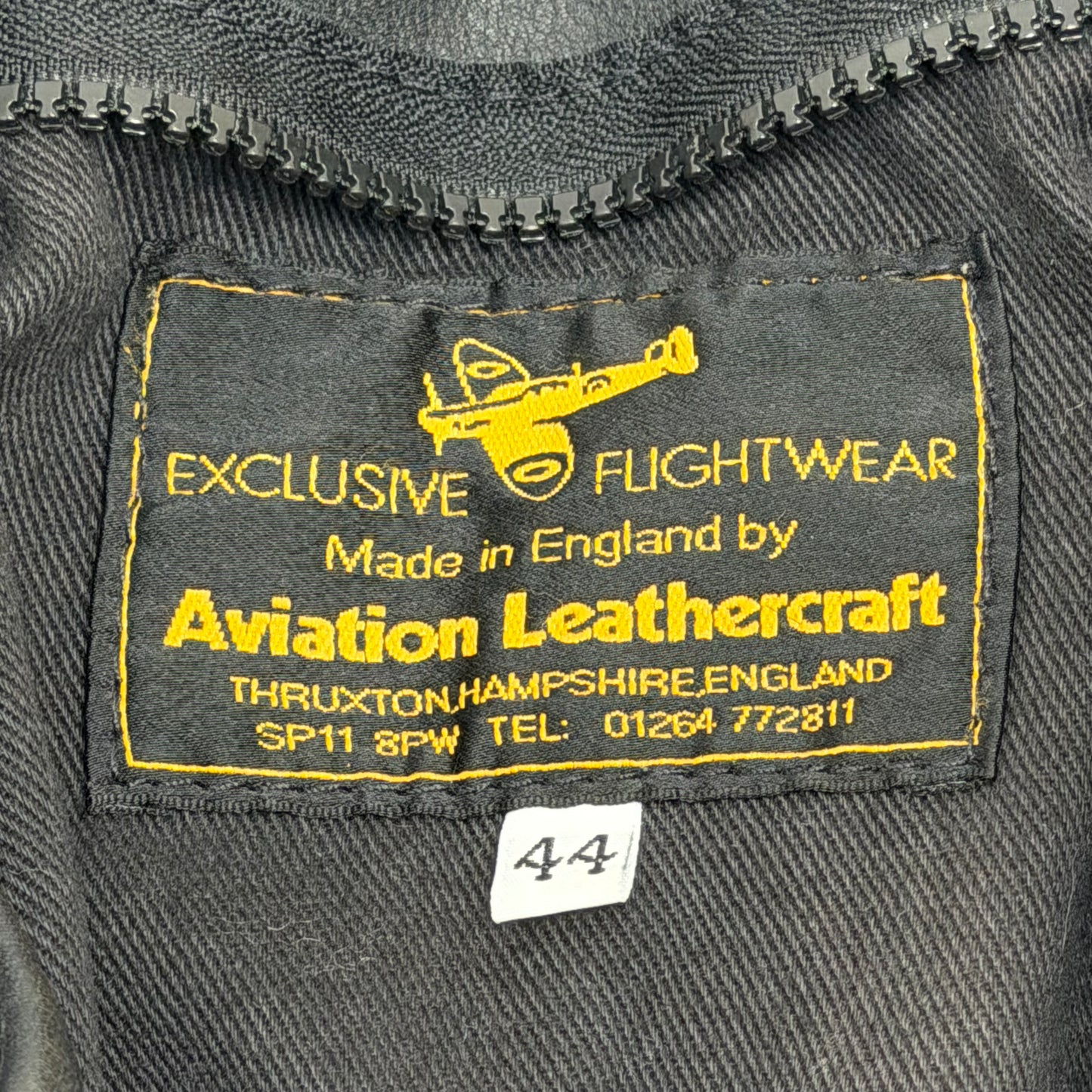 AVIATION LEATHERCRAFT Leather Flight Jacket