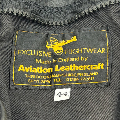 AVIATION LEATHERCRAFT Leather Flight Jacket