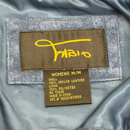 FABIO Suede Leather Shirt Jacket