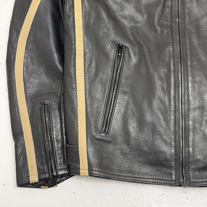 REAL LEATHER Motorcycle Jacket