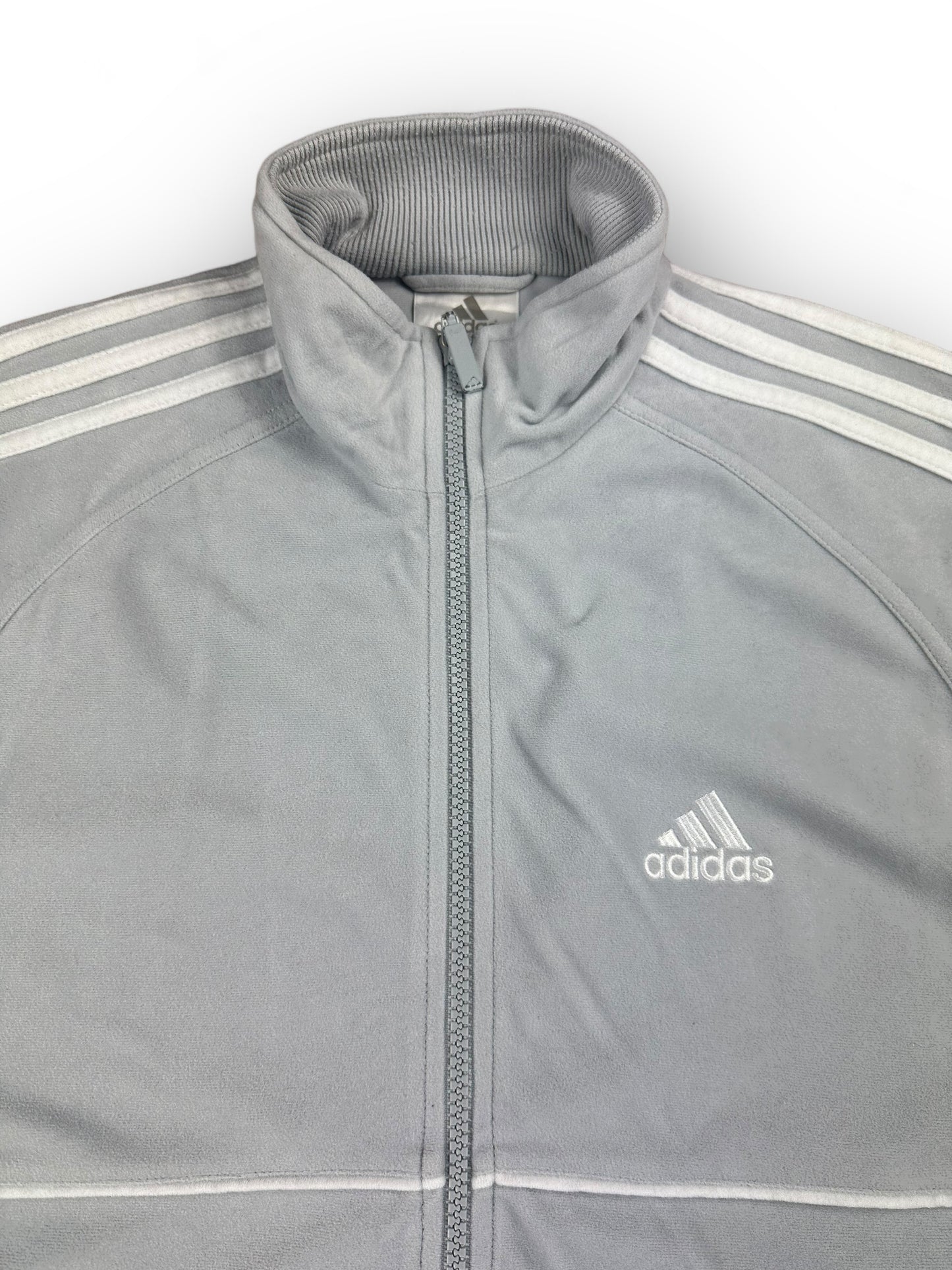 Adidas Velour Full Zip Track Jacket