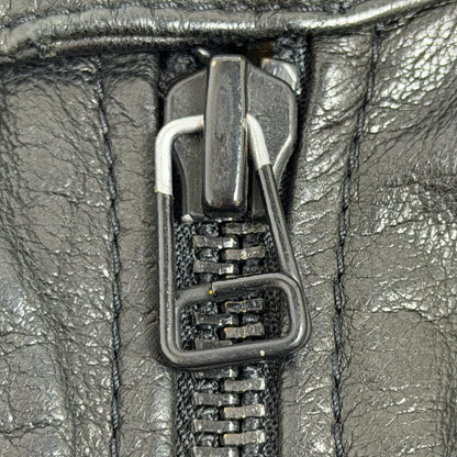 REPLAY Leather Flight Style Jacket