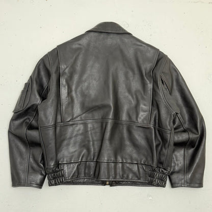 AVIATION LEATHERCRAFT Leather Flight Jacket