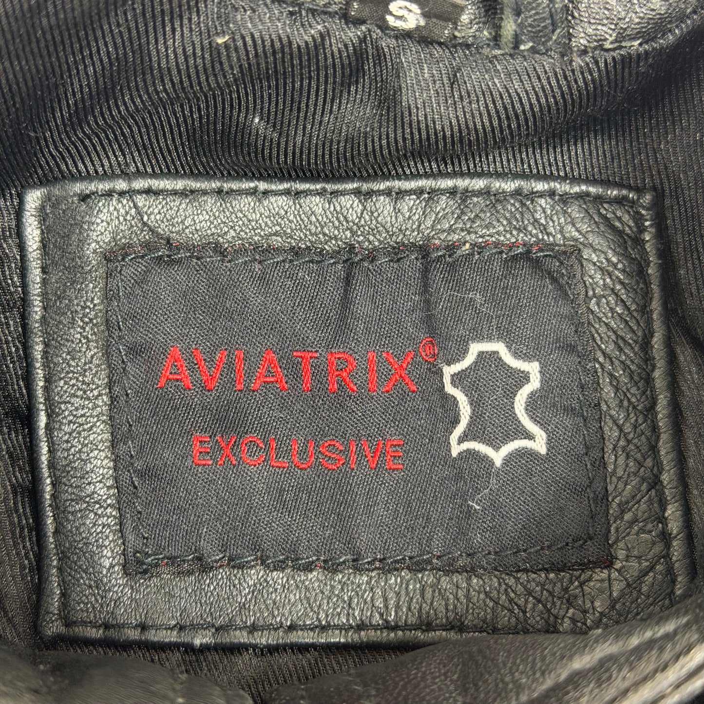 AVIATRIX Leather Biker Style Jacket