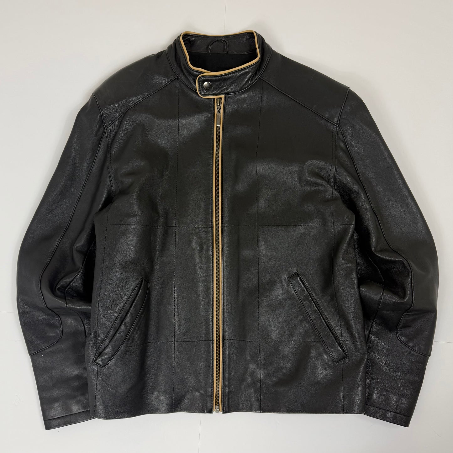 AVIATRIX Biker Style Leather Jacket