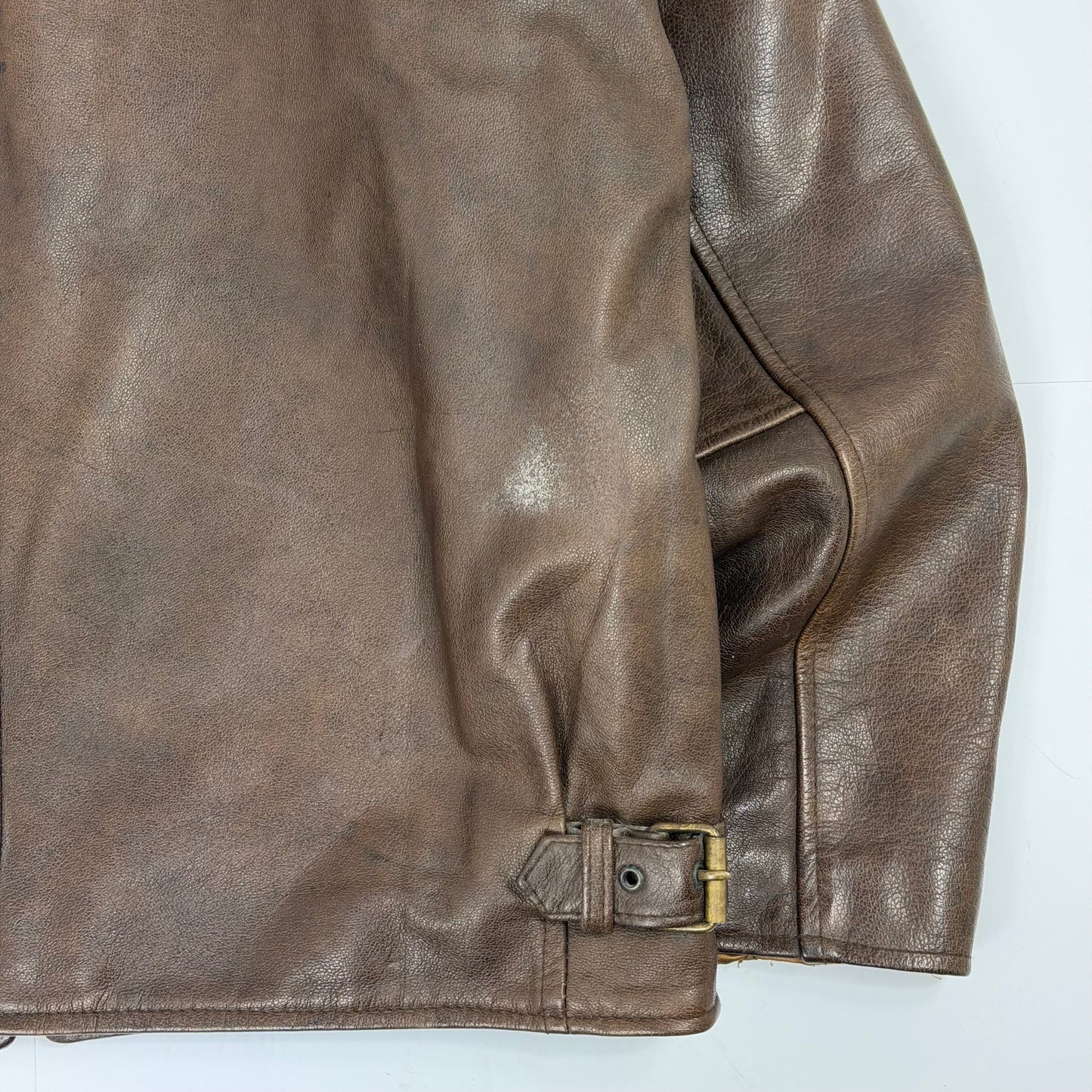 WOODLANDS Leather Bomber Jacket