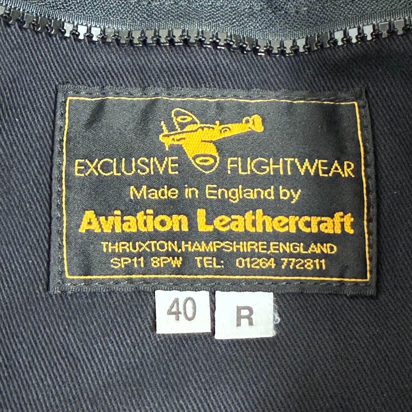 AVIATION LEATHERCRAFT Leather Flight Jacket