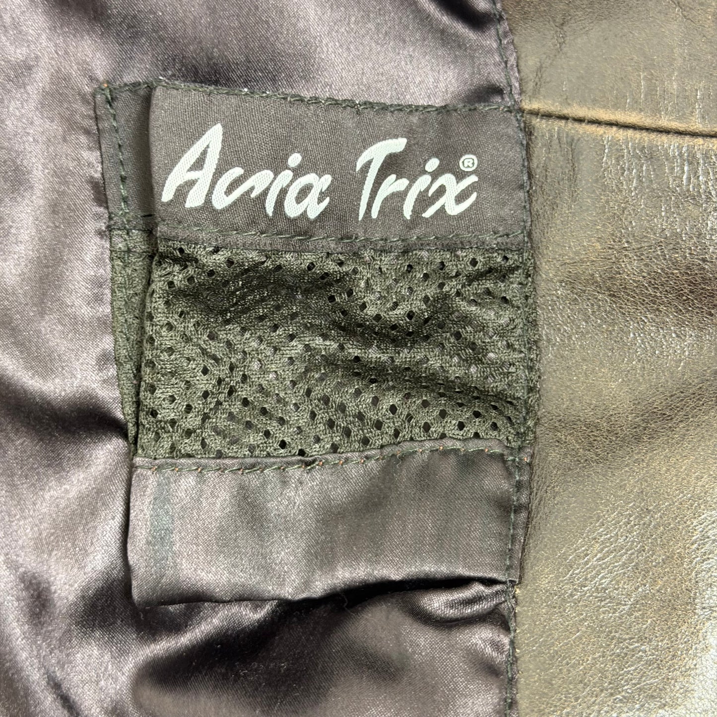 AVIATRIX Leather Bomber Jacket