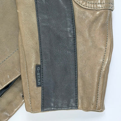 G-STAR RAW Leather Biker Style Jacket