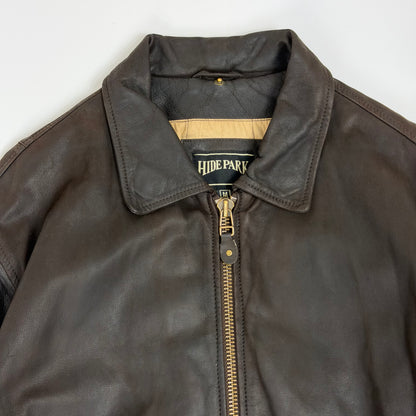 HYDE PARK Leather B2 Bomber Jacket