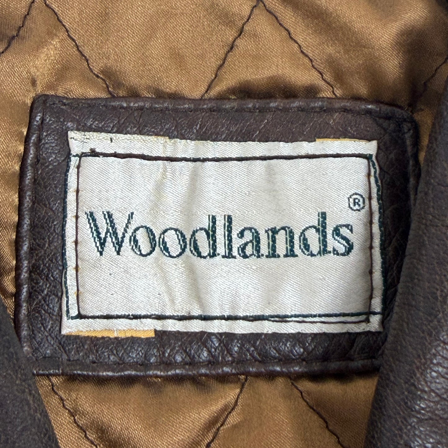 WOODLANDS Leather Bomber Jacket