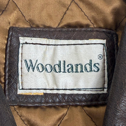 WOODLANDS Leather Bomber Jacket
