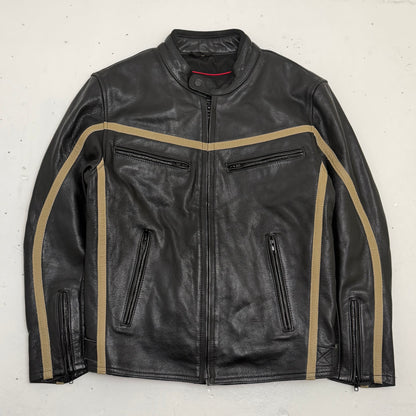REAL LEATHER Motorcycle Jacket