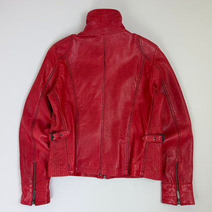 AVIATRIX Biker Style Leather Jacket