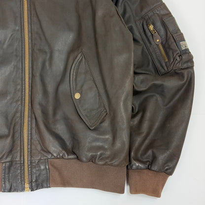 HYDE PARK Leather B2 Bomber Jacket