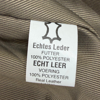 TOUGH RIDERS Leather Bomber Jacket