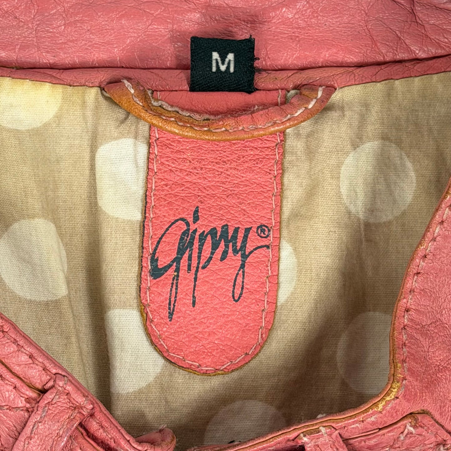 GIPSY Leather Biker Style Jacket