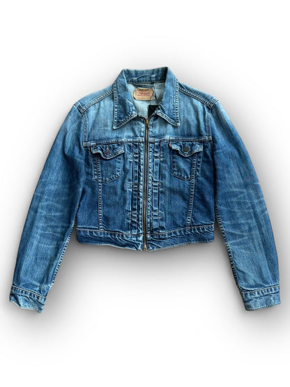 Levi’s Cropped Full Zip Denim Jacket