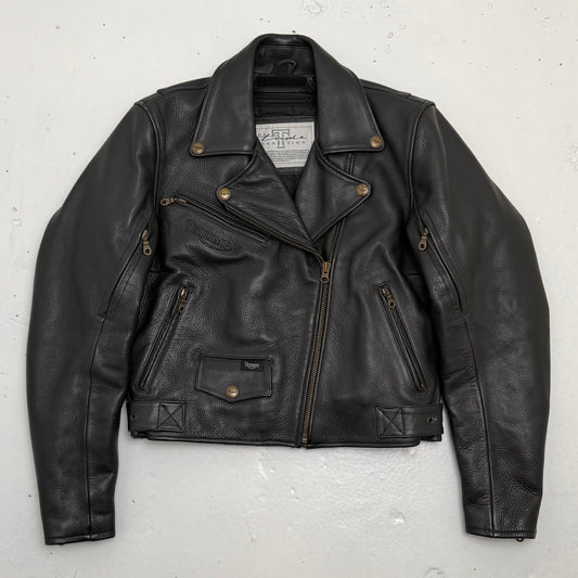 TRIUMPH “Triple Connection” Leather Motorcycle Jacket