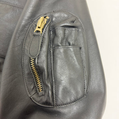 AVIATION LEATHERCRAFT Leather Flight Jacket