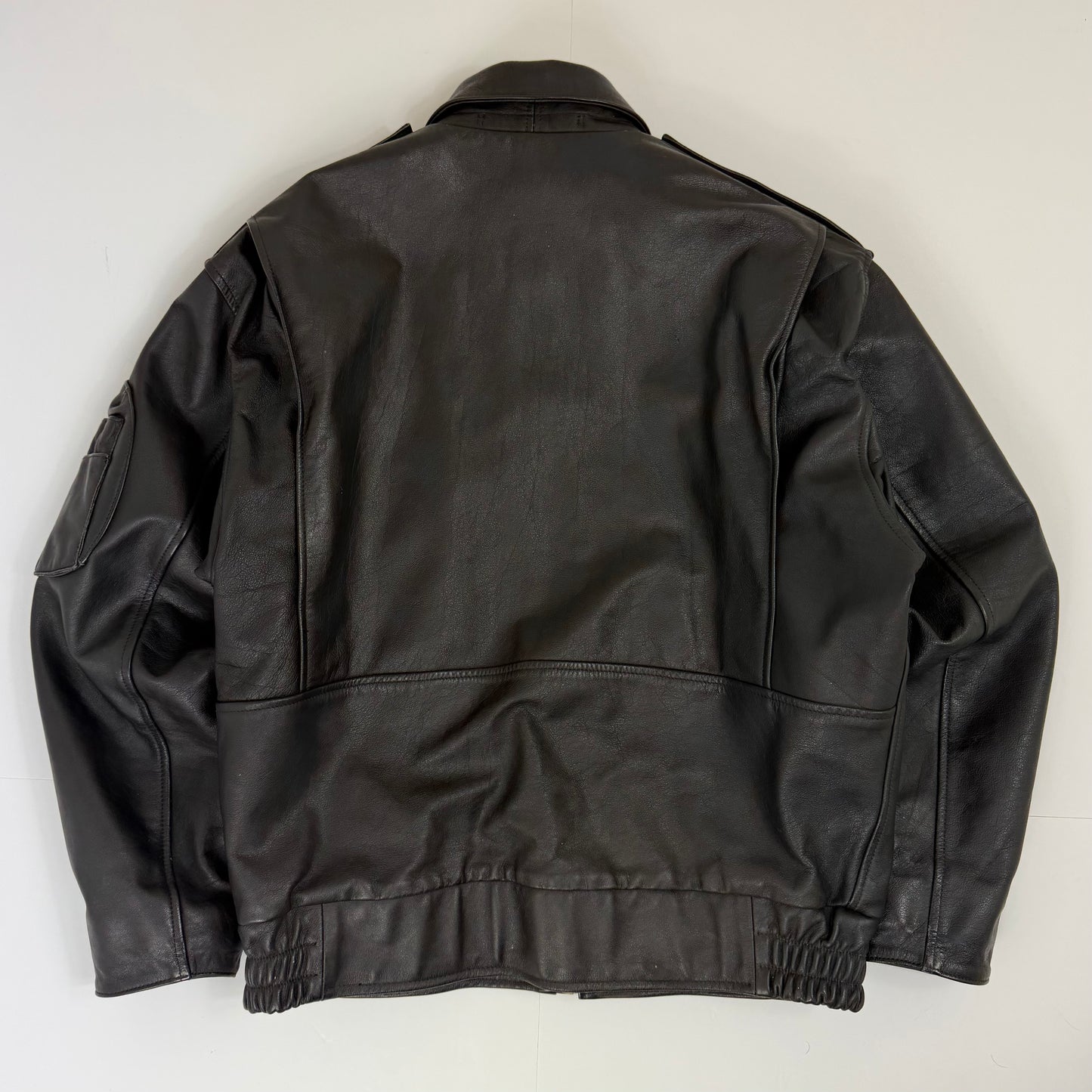 AVIATION LEATHERCRAFT Leather Flight Jacket