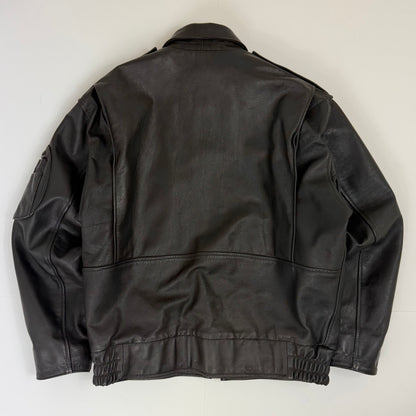 AVIATION LEATHERCRAFT Leather Flight Jacket