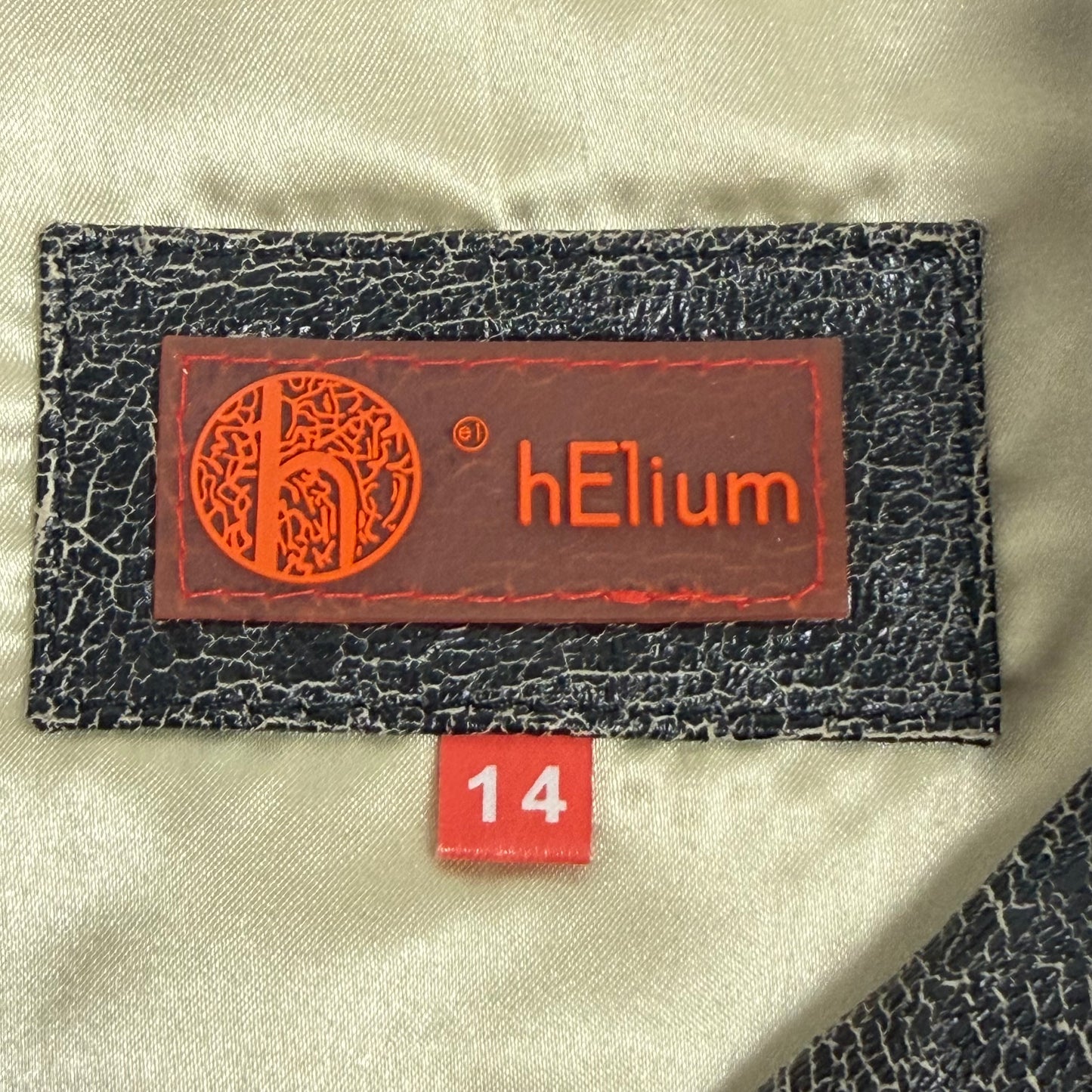 HELIUM Cracked Leather Jacket