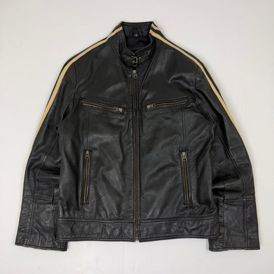 AVIATRIX Leather Biker Style Jacket