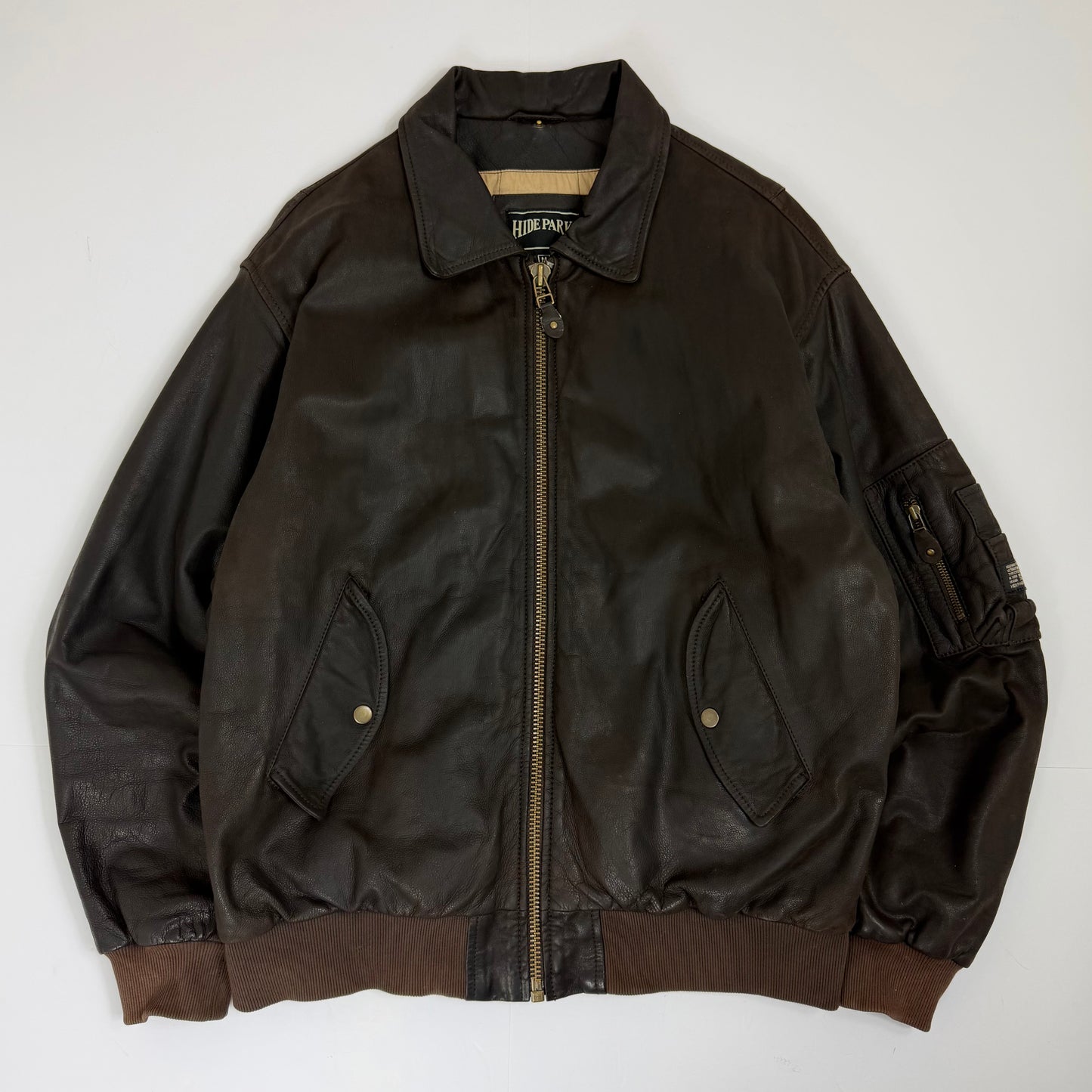 HYDE PARK Leather B2 Bomber Jacket