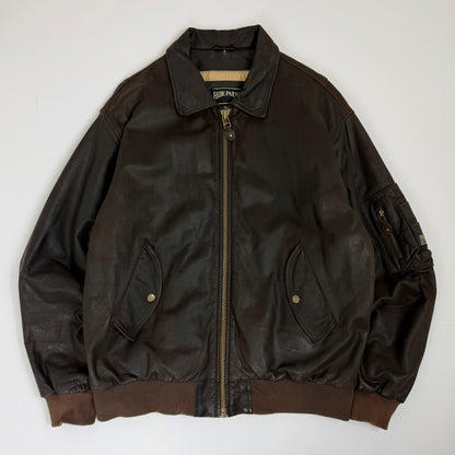 HYDE PARK Leather B2 Bomber Jacket