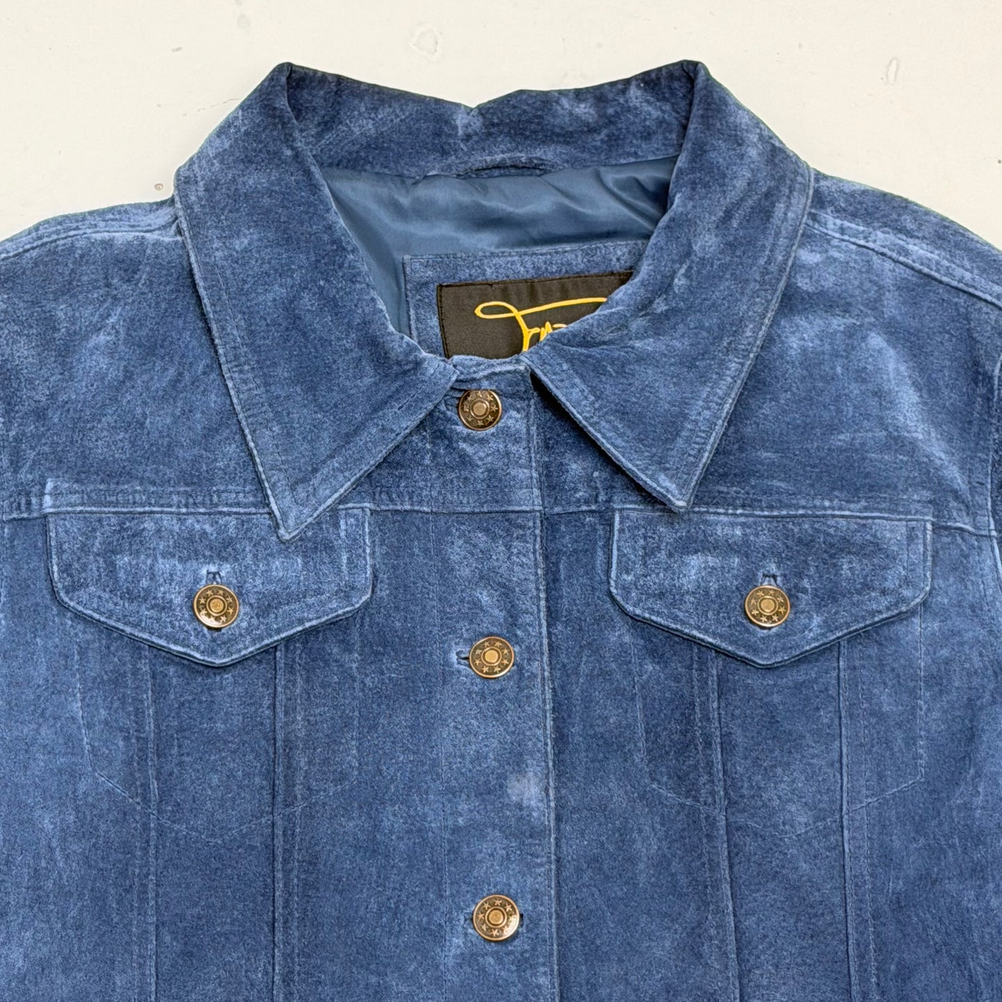 FABIO Suede Leather Shirt Jacket