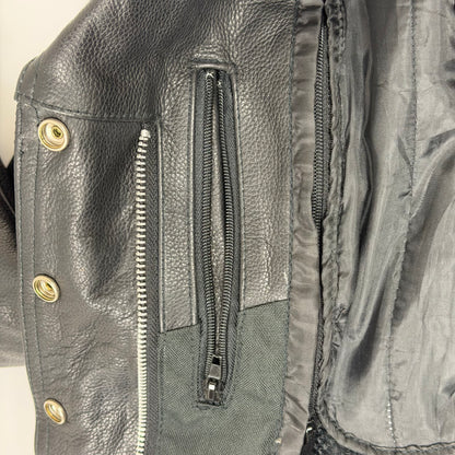 PAPA’S LEATHER BARN Leather Motorcycle Jacket
