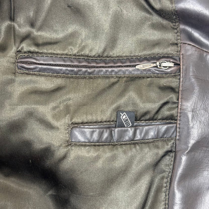 HELIUM Leather Bomber Jacket